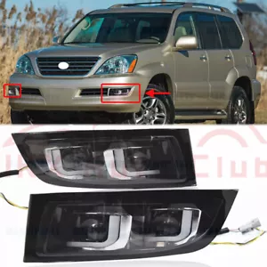 For Lexus GX470 2003-2009 q LED DRL Front Bumper Daytime Light Fog Lamps Wiring - Bild 1 von 6