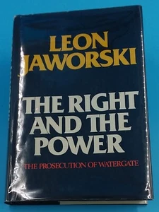 The Right and the Power von Leon Jaworski, 1976, Hardcover DJ ERSTE AUSGABE - Bild 1 von 3