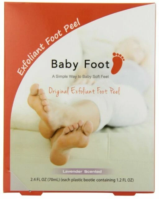 Baby Foot 632240 2.4 fl.oz. Lavender Scented Foot Peel Exfoliant Set Of 2 - Image 1 of 1