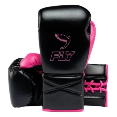 Fly Superlace X Boxing Gloves Lace up Type Pro Sparring TraGloves 8oz-16oz - Image 1 of 4