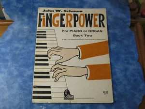 FINGERPOWER FOR PIANO OR ORGAN Book Two JOHN W. SCHAUM SC 1968 - Picture 1 of 5