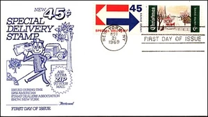 Scott E22 45 Cent Sonderlieferung Fleetwood FDC - unadressiert - Bild 1 von 2