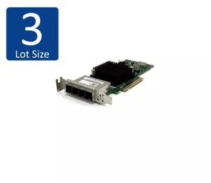 Lot 3 Sun Oracle ASA-70165H PCIe Low-Profile 4-Port 6Gbps Mini-SAS Card 7067091 - Picture 1 of 7