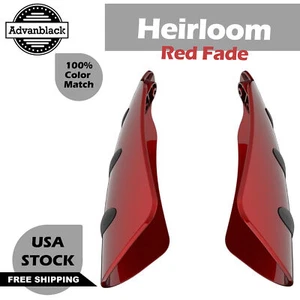 Heirloom Red Fade Hand Guard Fits for Harley Davidson Touring & Softails - Picture 1 of 10