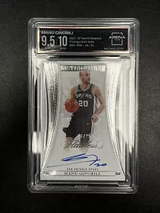 2021-22 Panini Perfetto Manu Ginobili su Card Silver Auto /25 Speroni 9,5 MT+ JR - Foto 1 di 2
