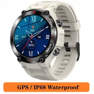 LEMFO K37 GPS Navigation Outdoor Sports Smart Watch IP68 Waterproof Long Standby - Picture 1 of 15