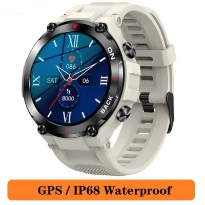 IP68 Waterproof GPS Navigation Outdoor Sports Smart Watch LEMFO K37 Long Standby - Image 1 of 4