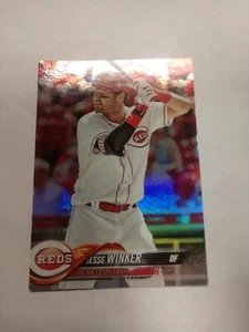 2018 Topps series 2 Jesse Winker #581 Rainbow Foil - Reds (PWE) - Picture 1 of 2