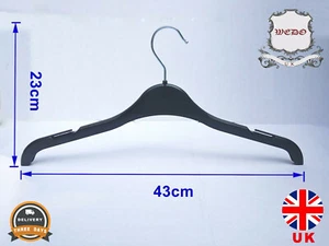 T-shirt robe en plastique noir Wedo Strong pendentifs 17" stock britannique - Photo 1/8