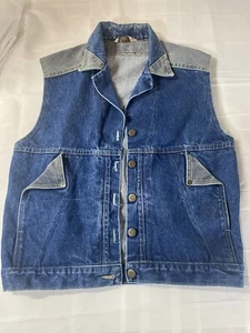 Vintage Jeansweste Sunset Blues Chic BY H.I.S USA Damen M - Bild 1 von 9