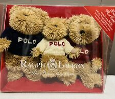 Ralph Lauren Polo Bear Plush Stuffed Animal Tuxedo Teddy 2022-23 New in Box