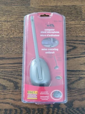 Cyber Acoustics CVL-1064 Computer Stand Microphone New In Package Fast Shipping  - Image 1 of 4