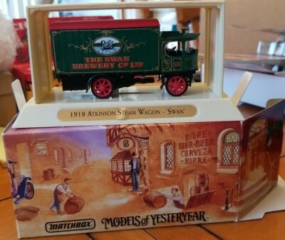 VINTAGE MATCHBOX MODEL OF YESTERYEAR YGB03 1918 ATKINSON STEAM SWAN BREWERY - Image 1 of 3