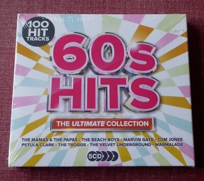 60's HITS (100 HIT TRACKS) (2018 5 CD SET) TROGGS, TRAFFIC, MAYTALS, DION * NEW Foto 1 de 2