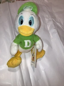 DISNEY Donald DUCK’s Nephew DeweyBean Bag Plush Green Shirt, Brand New With Tags - Picture 1 of 7