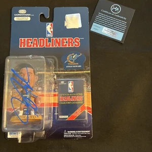 🤩1997 Signed HEADLINER 3" FIGURE JUWAN HOWARD WASHINGTON WIZARDS COA As Pics🏀 - Picture 1 of 7