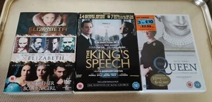 The Queen Elizabeth The Golden Age, King's Speech Madness of King George Dvd lot - Picture 1 of 7