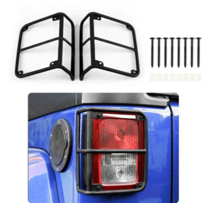 尾灯护罩后灯装饰盖适用于 2007 - 2017 年吉普牧马人 JK AZ — 第 1/4 张图片