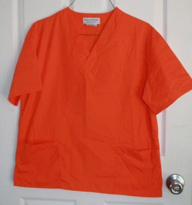 Camisa Uniforme Uniformes Naturales XS Naranja Mezcla Poliéster Foto 1 de 4