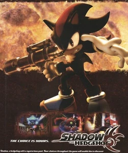 2006 Shadow the Hedgehog Video Game NDS Print Ad Art 20x28cm GPM 208 - Picture 1 of 3