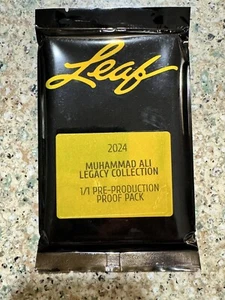 Muhammad Ali 2024 Leaf Legacy Collection 1/1 Pre-Production Proof Pack SEALED - Picture 1 of 12