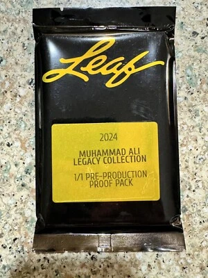 Muhammad Ali 2024 Leaf Legacy Collection 1/1 Pre-Production Proof Pack SEALED - Image 1 of 4