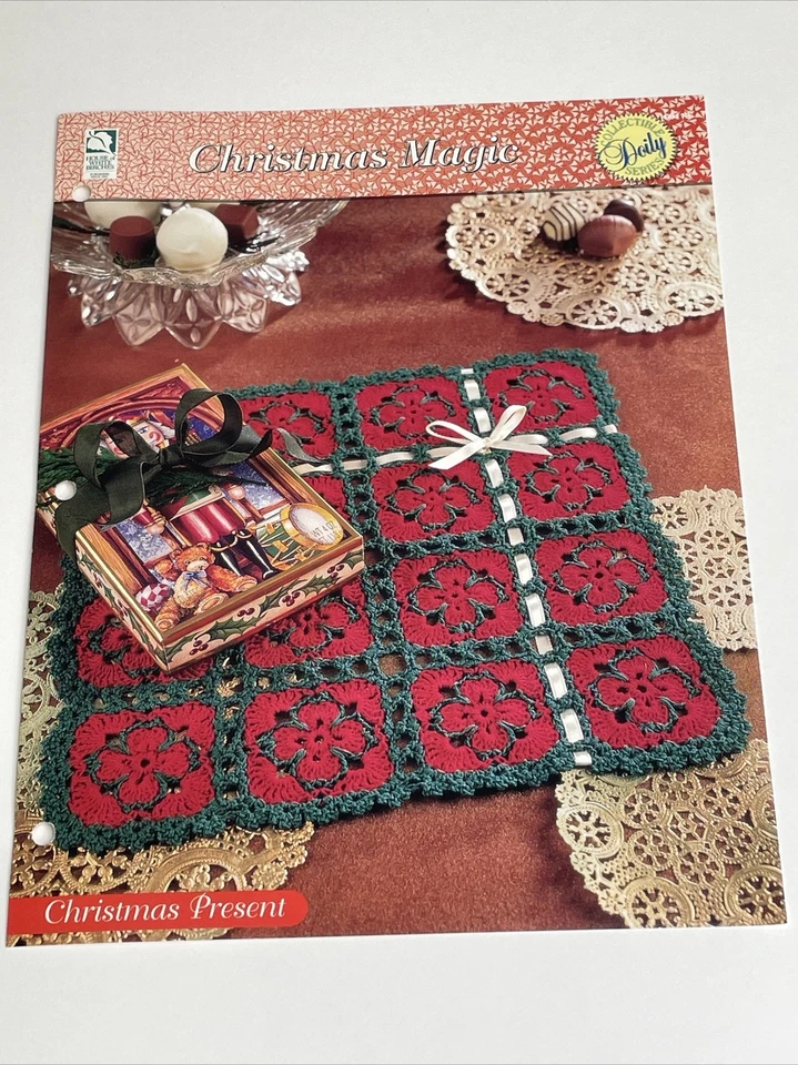 Christmas Present Crochet Doily Pattern House of White Birches - Image 1 of 4