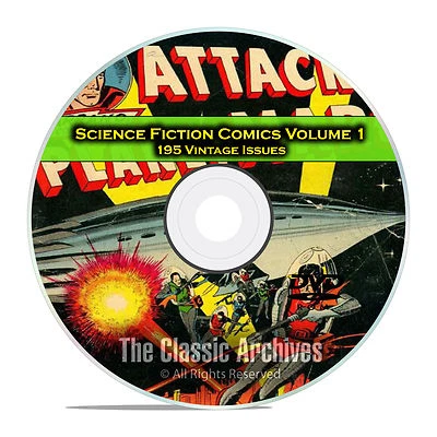 Science Fiction Comics, Vol 1, Space Adventures, Golden Age Comics DVD C86 - Image 1 of 4