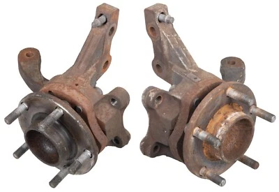 Pontiac GTO 2005-2006 lado izquierdo derecho husillo delantero dirección nudillo buje par GM Foto 1 de 4