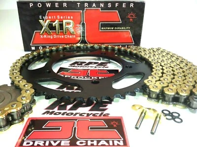 1996-2024 Suzuki DR650 JT X1R3 520 Conversion X-Ring Chain and Sprockets Kit - Image 1 of 4