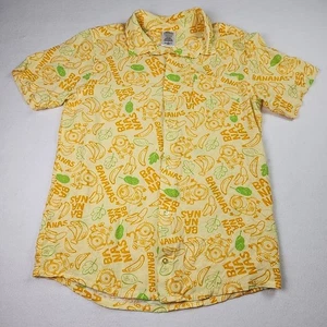 Camisa Amarilla con Botones Despicable Me Boys XL Minions Bananas Iluminación - Imagen 1 de 6