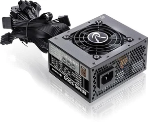 RAIJINTEK ERMIS 550B, 80+ Bronze, SFX, 550W, Semi Modular Power Supply - Afbeelding 1 van 3