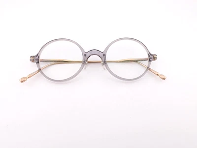 Matsuda Eyeglasses, Frames Only, M2054 LBC-BPG Smoke Crystal, 46-23-145, Japan - Image 1 of 4