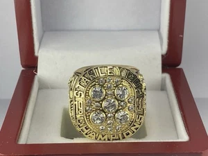 Edmonton Oilers 1990 Stanley Cup Championship Ring With Display Box - Messier - Picture 1 of 6