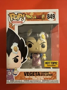 Funko Pop Dragon Ball Z Vegeta Cocina con Delantal 849 Hot Topic Protector Exclusivo - Imagen 1 de 7