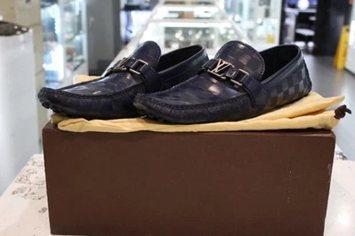 Louis Vuitton Hockenheim Moccasin Damier Infini Loafers Men - Image 1 of 4