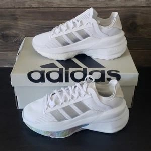 New Adidas Avryn Womens White Running Sneakers Size 8 Chunky Lightweight Outdoor - Picture 1 of 10