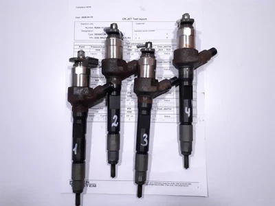 Inyector de combustible Mazda 3 6 CX-7 2.2D 2009-2012 R2AA13H50 genuino probado 4 unidades Foto 1 de 4