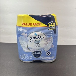 Glade 71773 Clean Linen Odor Auto Spray Refill Aerosol 6.2 oz. (Pack of 2) - Picture 1 of 4