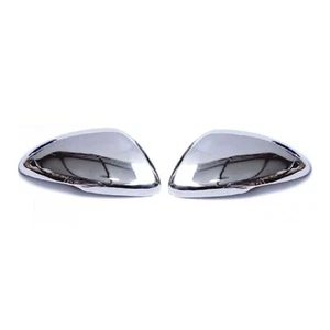 Chrome Finish Side Mirror Covers Compatible with For Vauxhall For ASTRA K - Picture 1 of 10