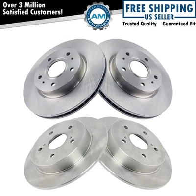 Conjunto de rotores de freio dianteiro e traseiro para 2007-2013 Suzuki SX4 - Imagem 1 de 4