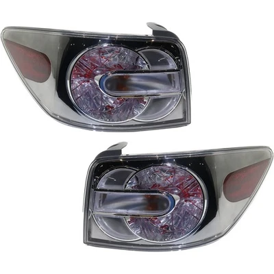 Juego de luces traseras para Mazda CX-7 2010-2012 izquierda y derecha halógenas transparentes/rojas CAPA Foto 1 de 4
