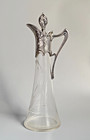 Antique 1905 WMF Art Nouveau Silver Plated Cut Glass Whisky Wine Claret Jug