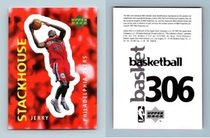 Jerry Stackhouse - 76ers #306 Basketball 1997-8 Upper Deck Sticker - Picture 1 of 1