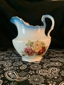 Antique Pottery Jug Brand "B" Hight 7" Diameter 19" Porcelain, Perfect Gift. - Picture 1 of 14