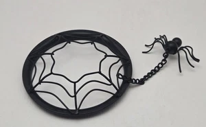 YANKEE CANDLE Halloween Telaraña Negra Colgante Araña Illuma Tapa Topper - Imagen 1 de 5