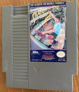 NES ~ SKATE OR DIE 2 Search Double Trouble ~ Nintendo NES-E4-USA Cart Only NTSC - Picture 1 of 17
