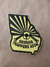 Vintage Georgia Trappers Association Patch Trap Hunting Assn. Trapper