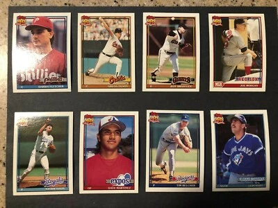 1991 TOPPS BASEBALL CARDS 9-462 YOU CHOOSE MLB CARD VINTAGE FREE SHIPPING - Image 1 of 4