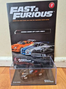 1/43 ALTAYA FAST AND FURIOUS COLLECTION - HONDA S2000 BLACK 2001 DIECAST CAR #17 - Picture 1 of 3